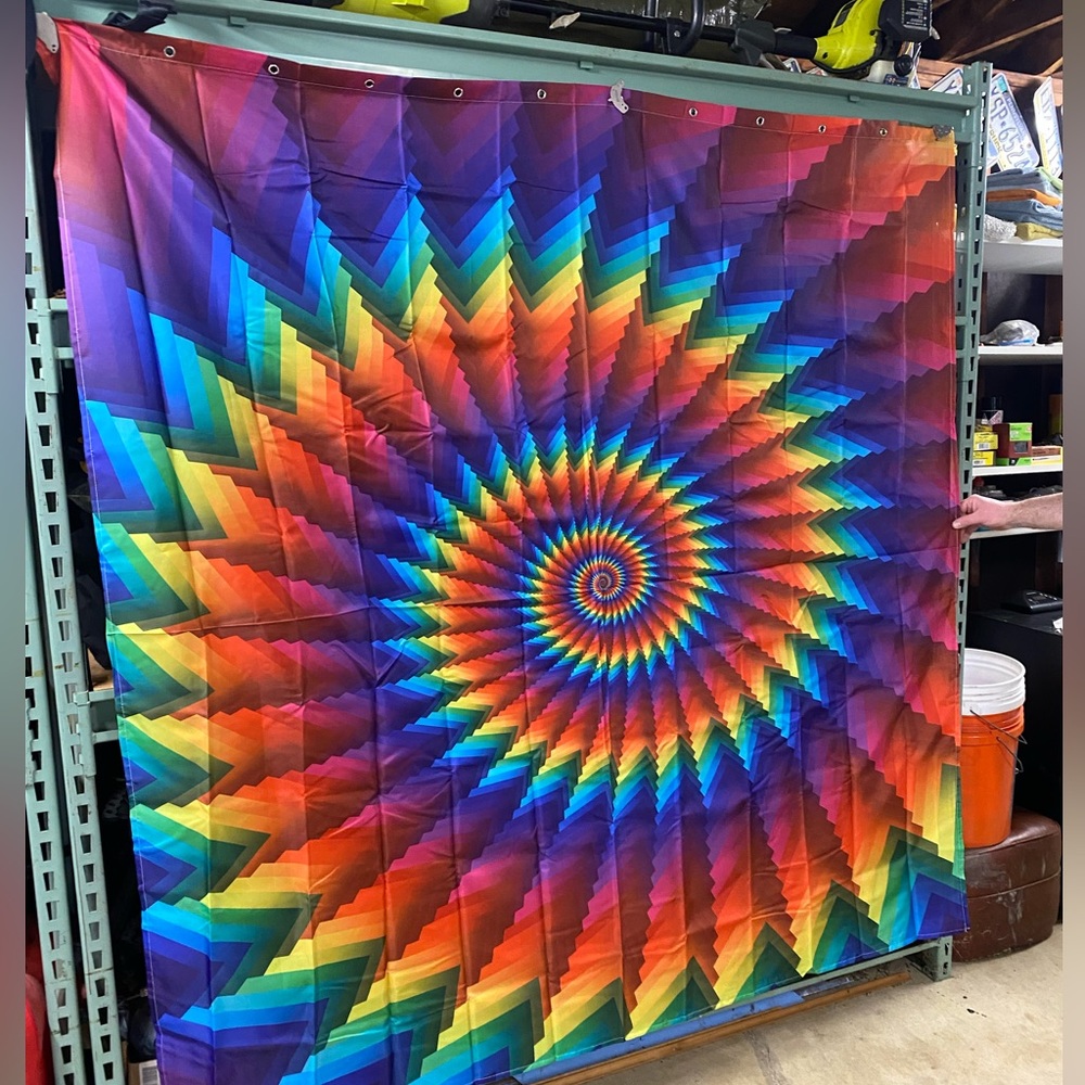 New Abstract Colorful Show shower curtain